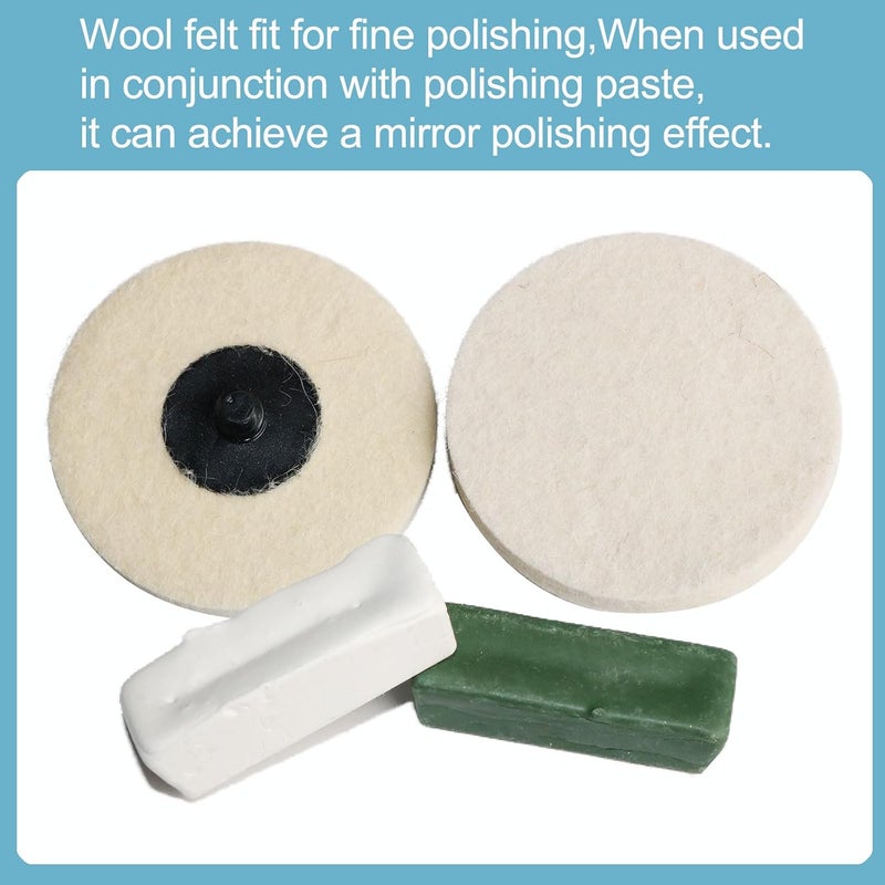 FPPO 30 PCS 3" Inch Roll Lock Quick Change Sanding Disc Pad for Surface Polishing 1/4" Shank,Sanding Pads for Power-Operated Sanders - Image 3